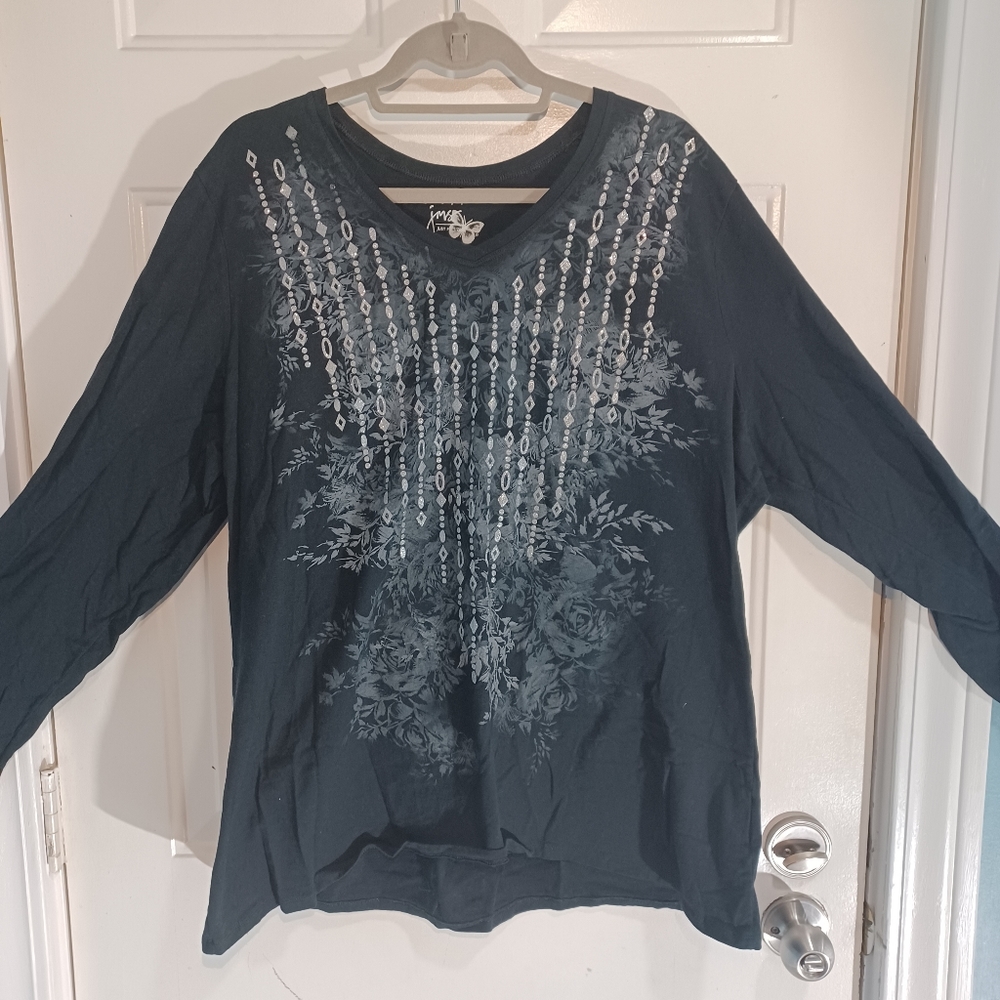JMS Just My Size 3X Women's Longsleeve